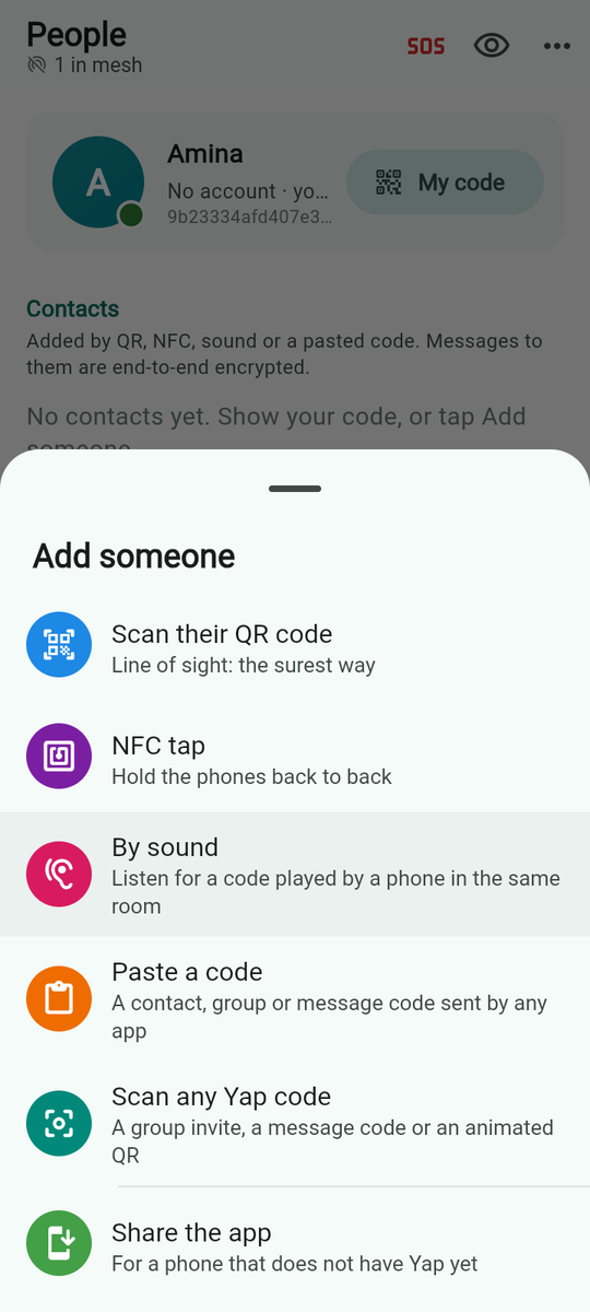 Add someone.